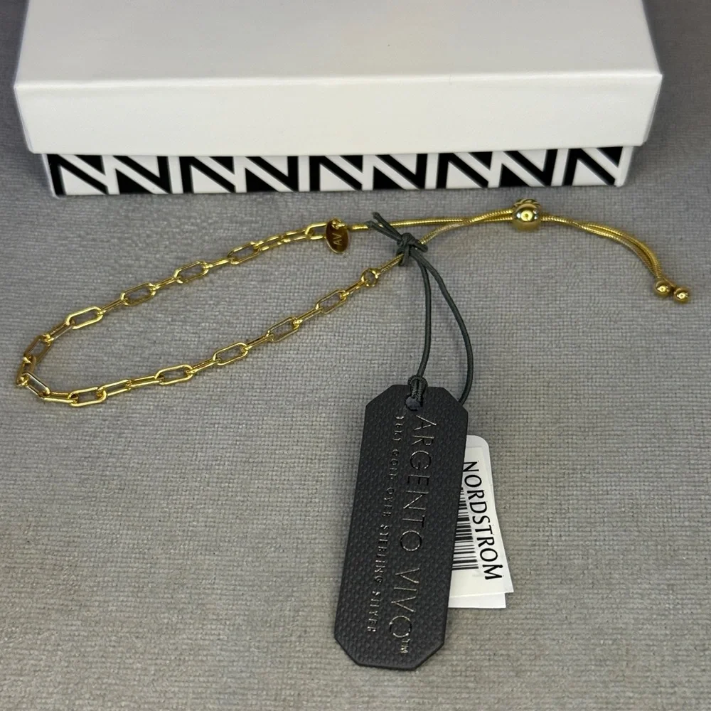 Argento Vivo Gold Adjustable Bracelet - Picture 9 of 16